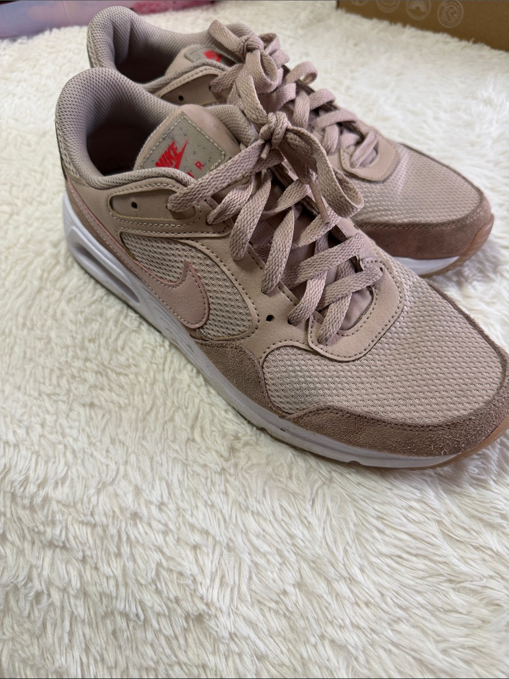 Nike Women’s Pink Mesh & Suede Low-Top Sneakers